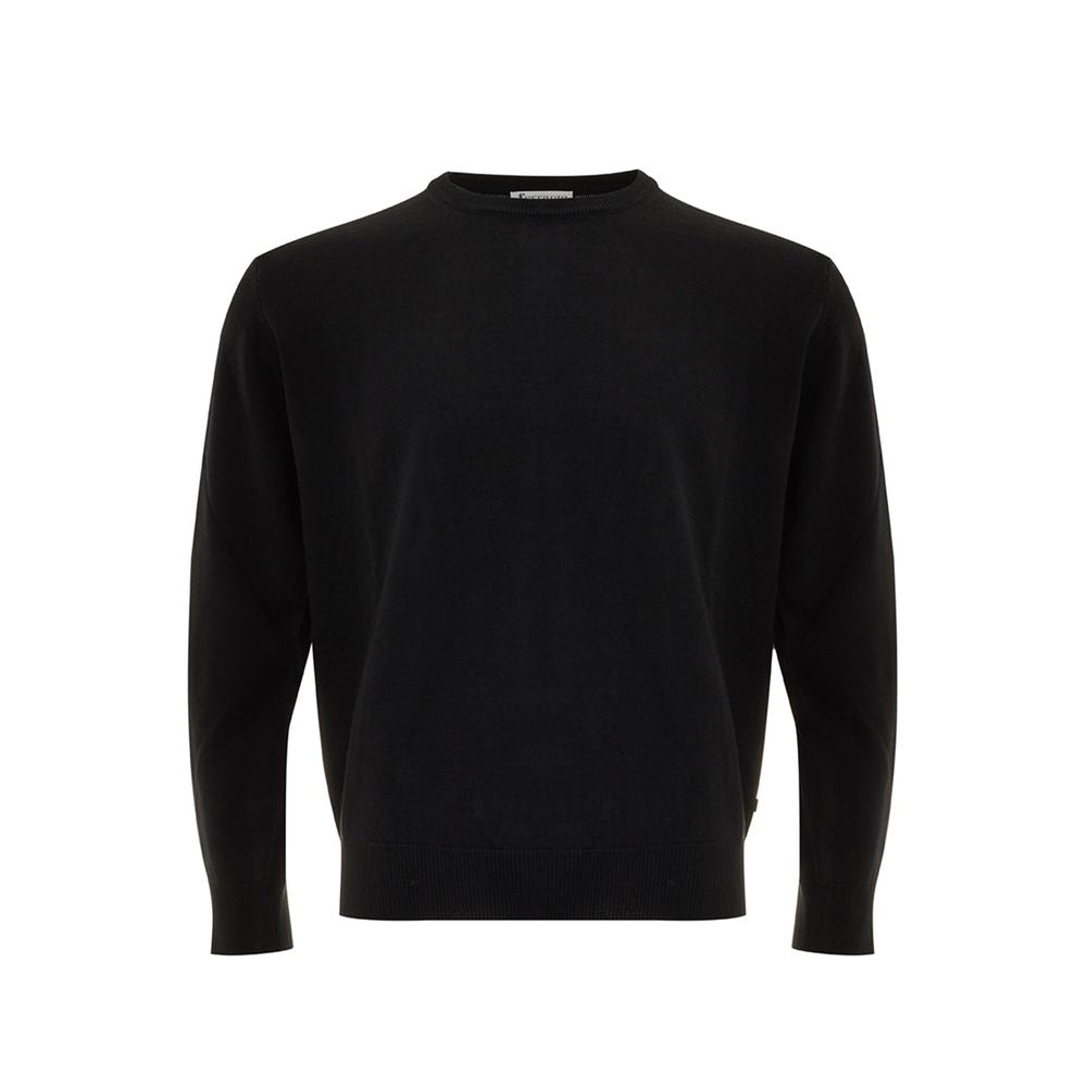 FERRANTE Black Wool Sweater