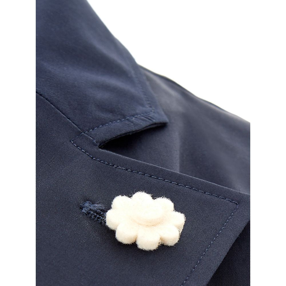 Lardini Blue Cotton Jackets & Coat