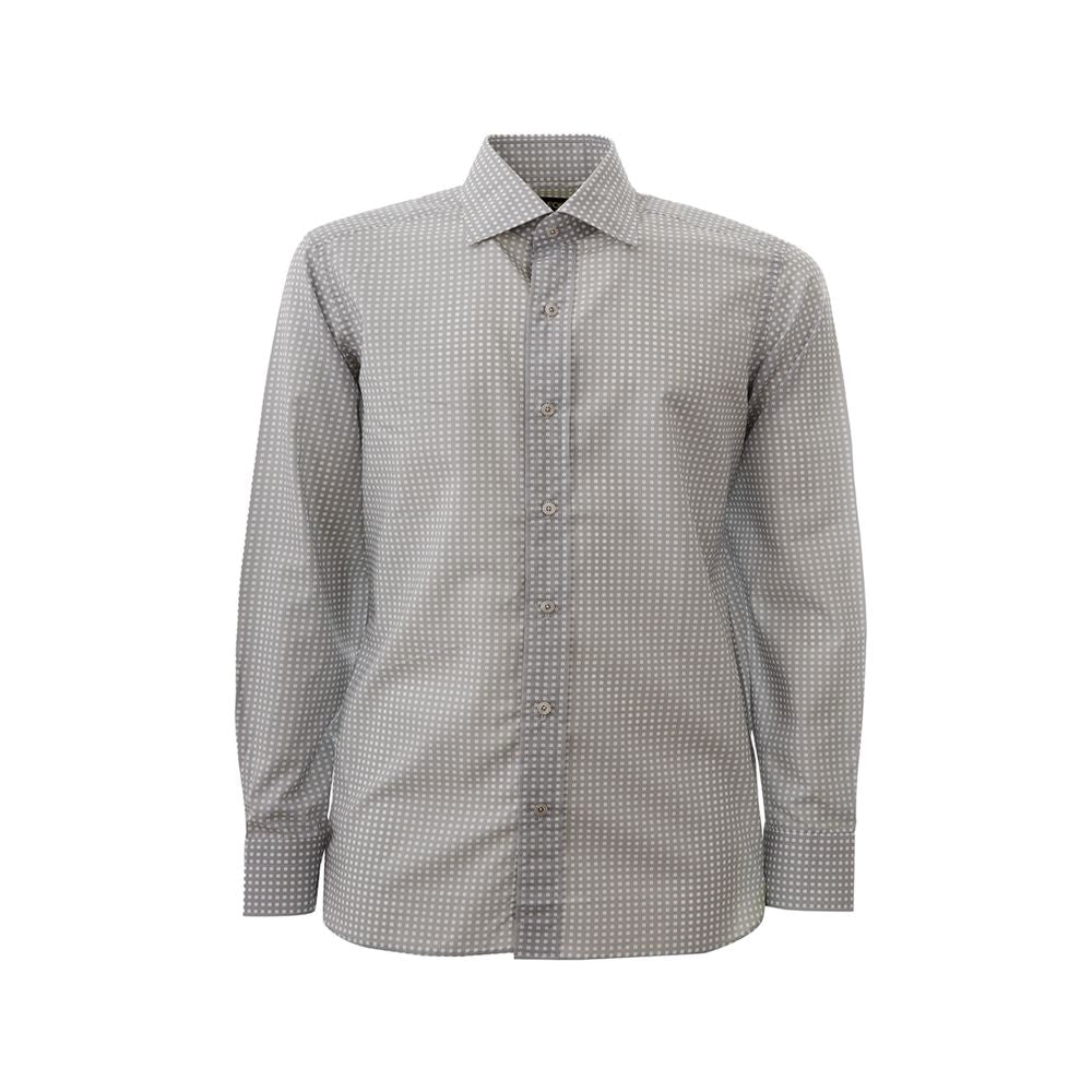 Tom Ford Gray Cotton Shirt