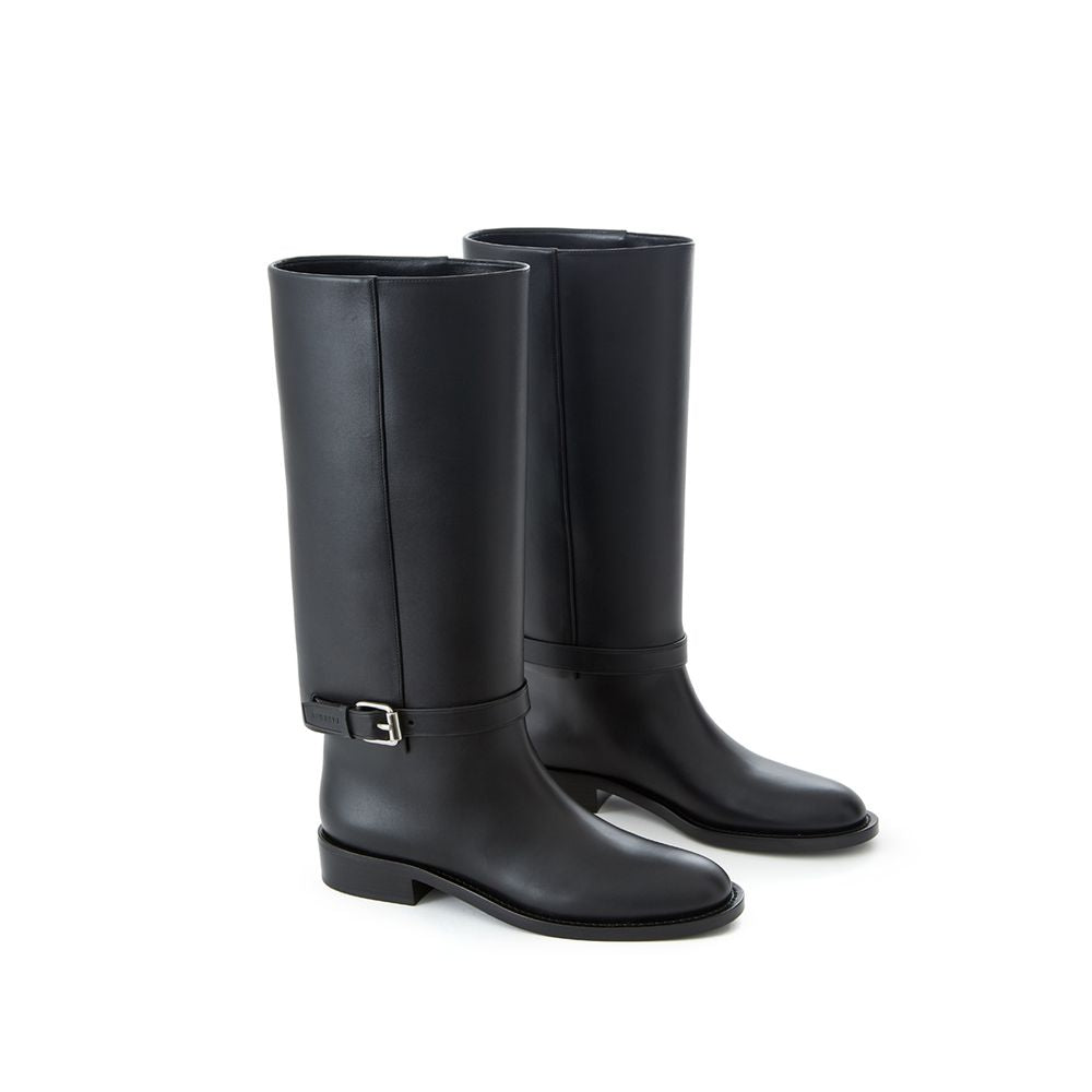 Burberry Black Leather Boot