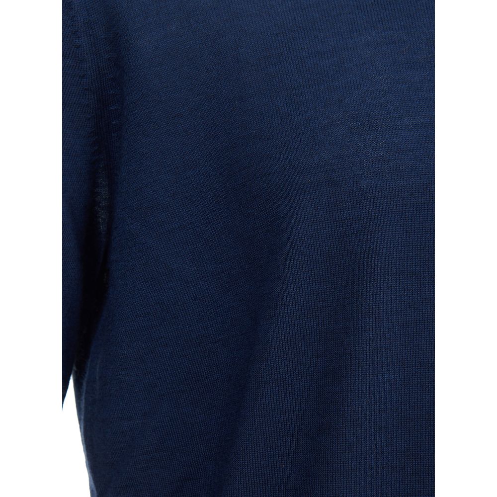 Gran Sasso Blue Cashemere Sweater