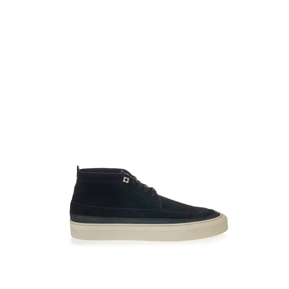 Lardini Black Suede Sneaker