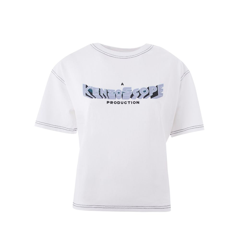 Kenzo White Cotton Tops & T-Shirt