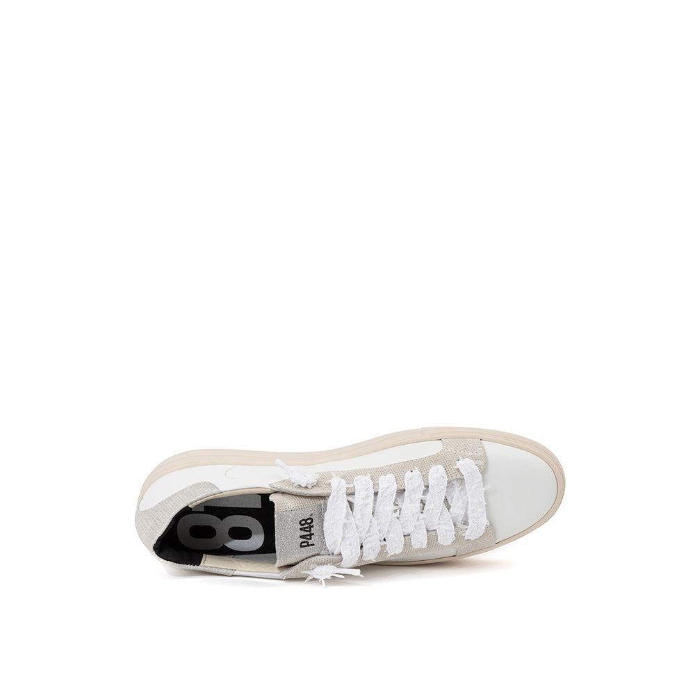 P448 White Leather Sneaker