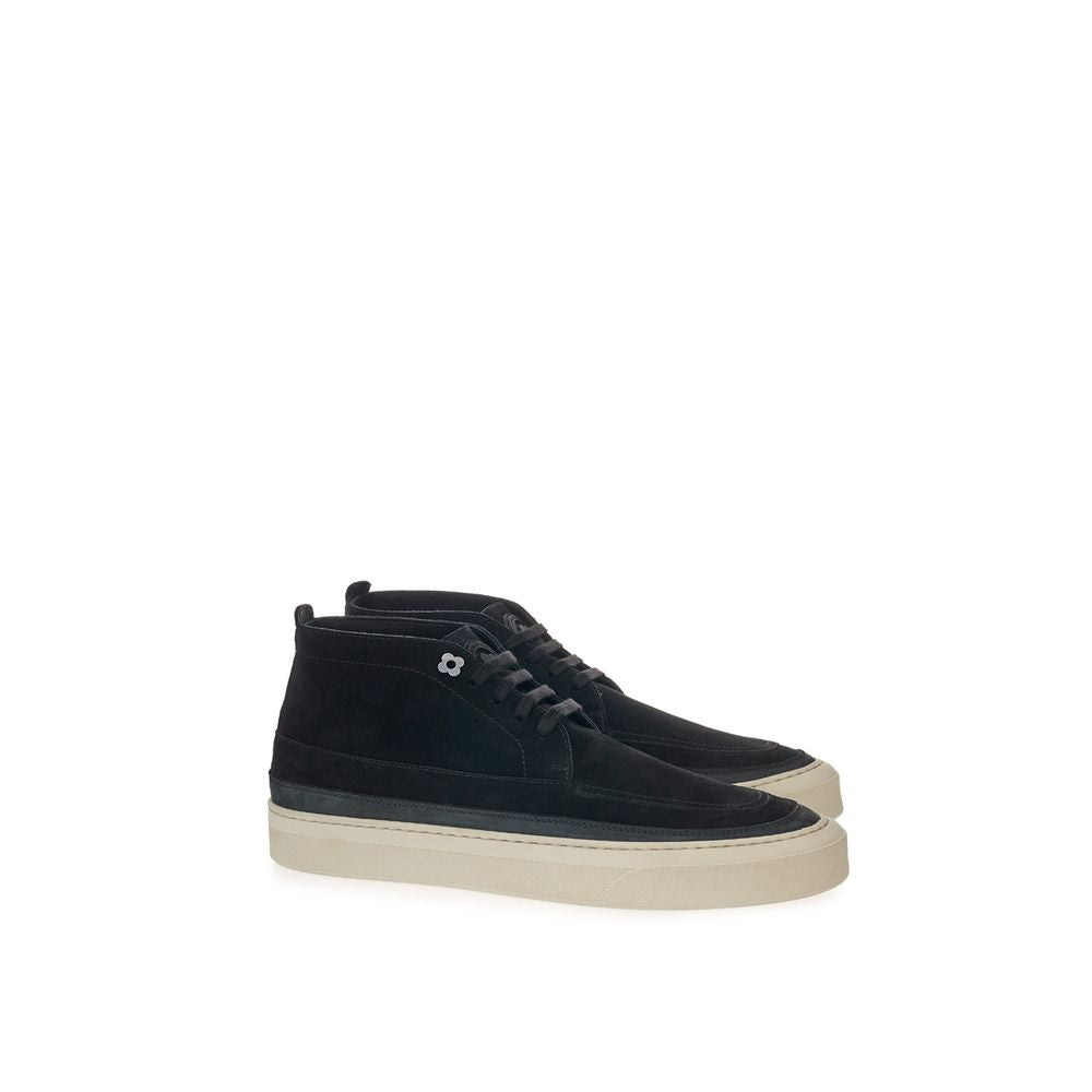 Lardini Black Suede Sneaker