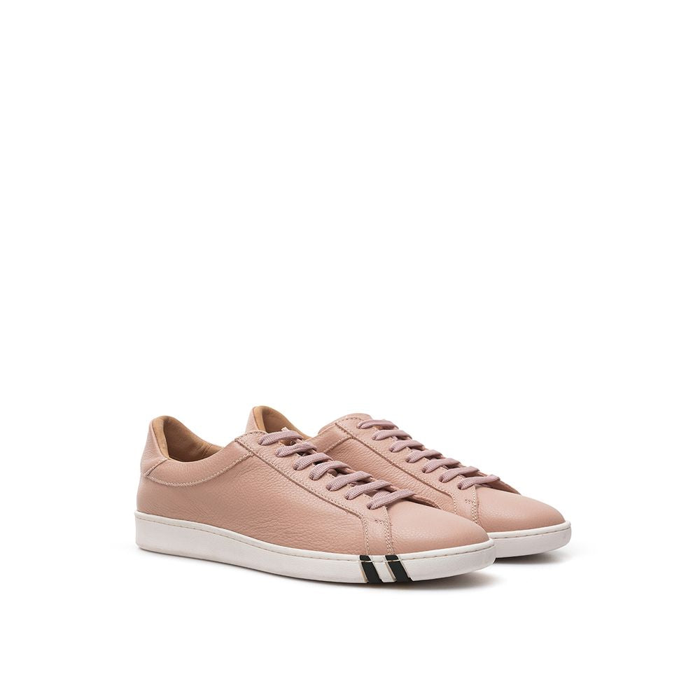 Bally Pink Leather Sneaker