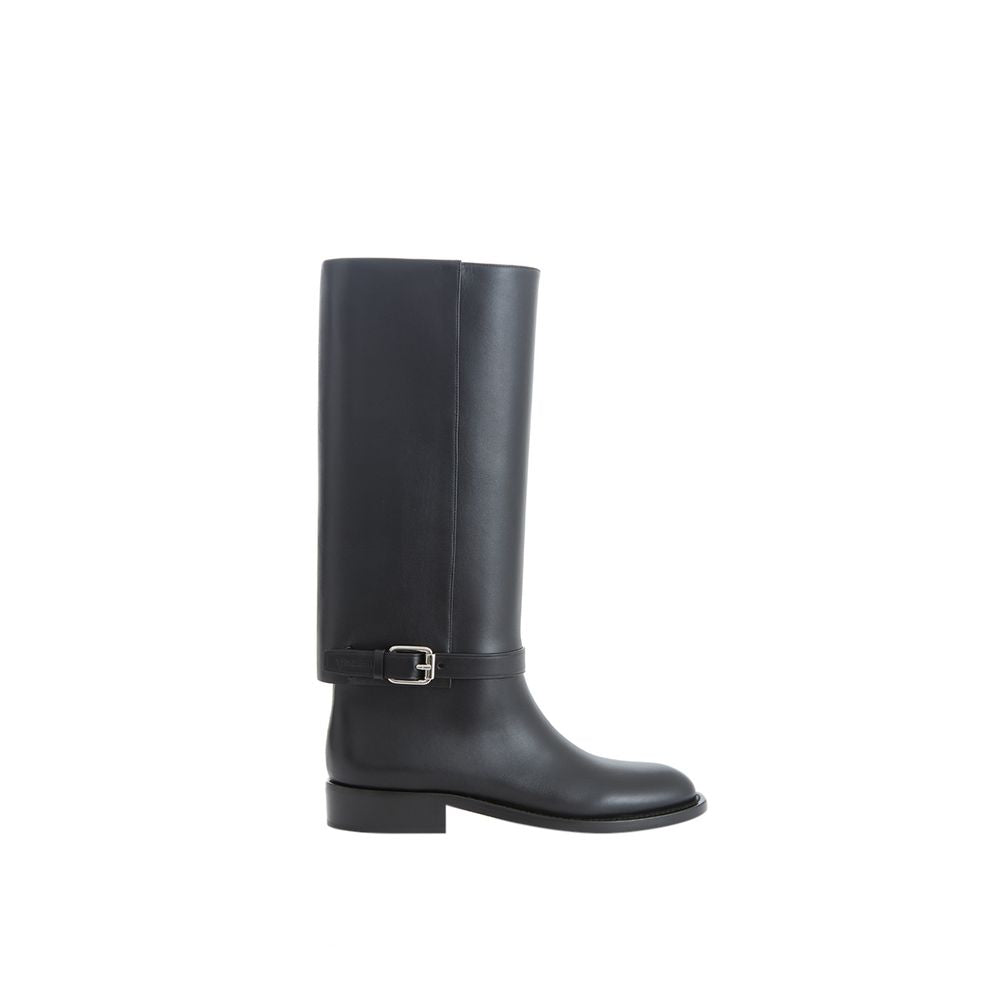 Burberry Black Leather Boot