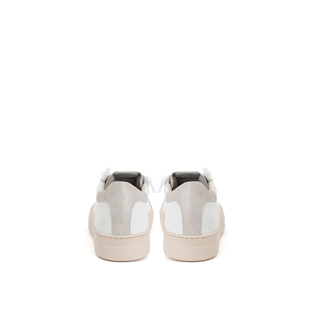 P448 White Leather Sneaker