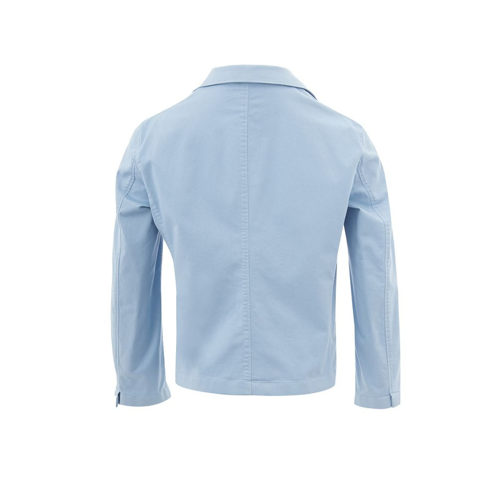 Lardini Turquoise Cotton Jackets & Coat