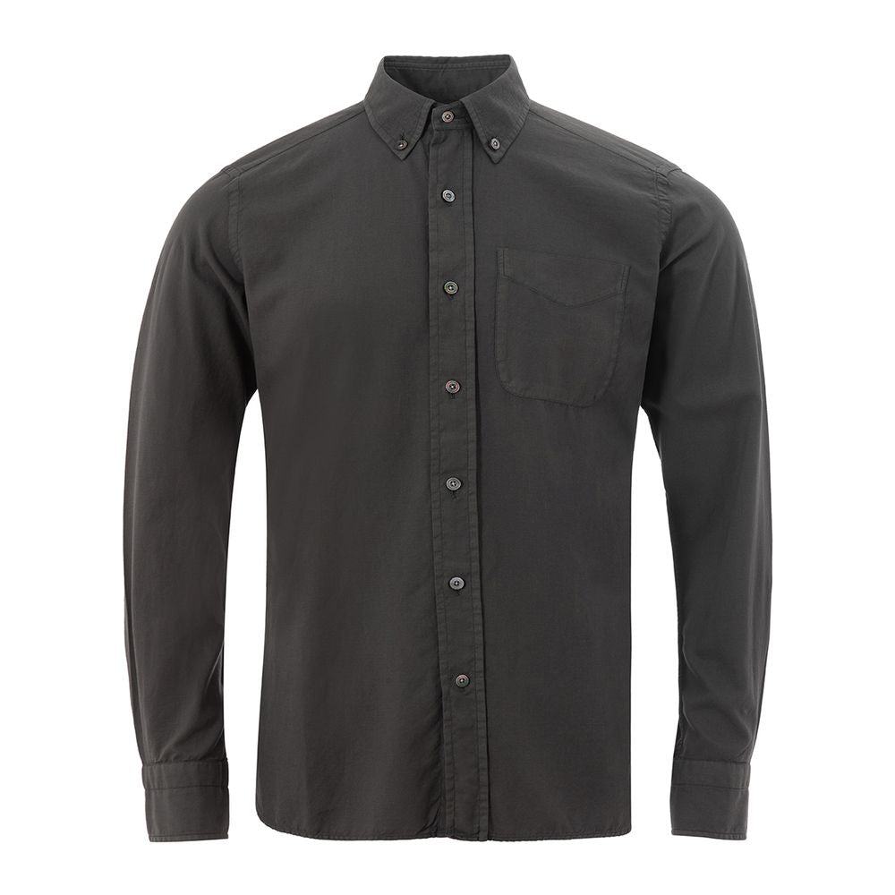 Tom Ford Gray Cotton Shirt