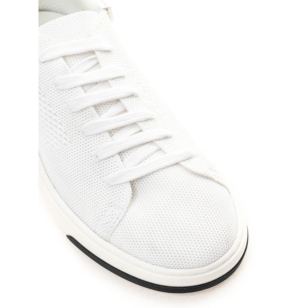 Casadei White Leather Sneaker