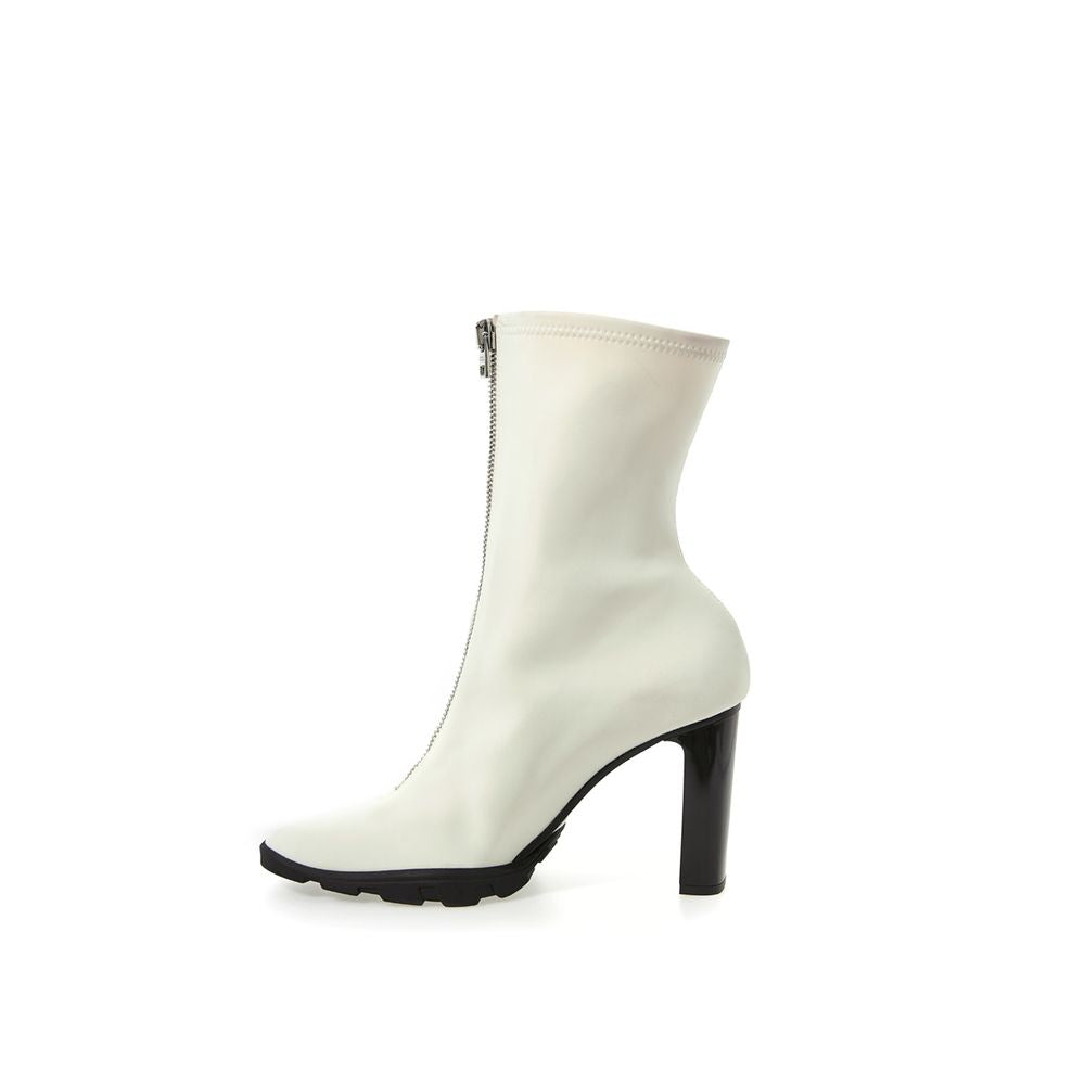 Alexander McQueen White Neoprene Boot