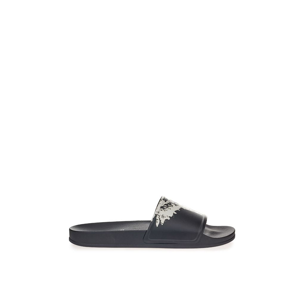 Marcelo Burlon Black Cotton Sandal