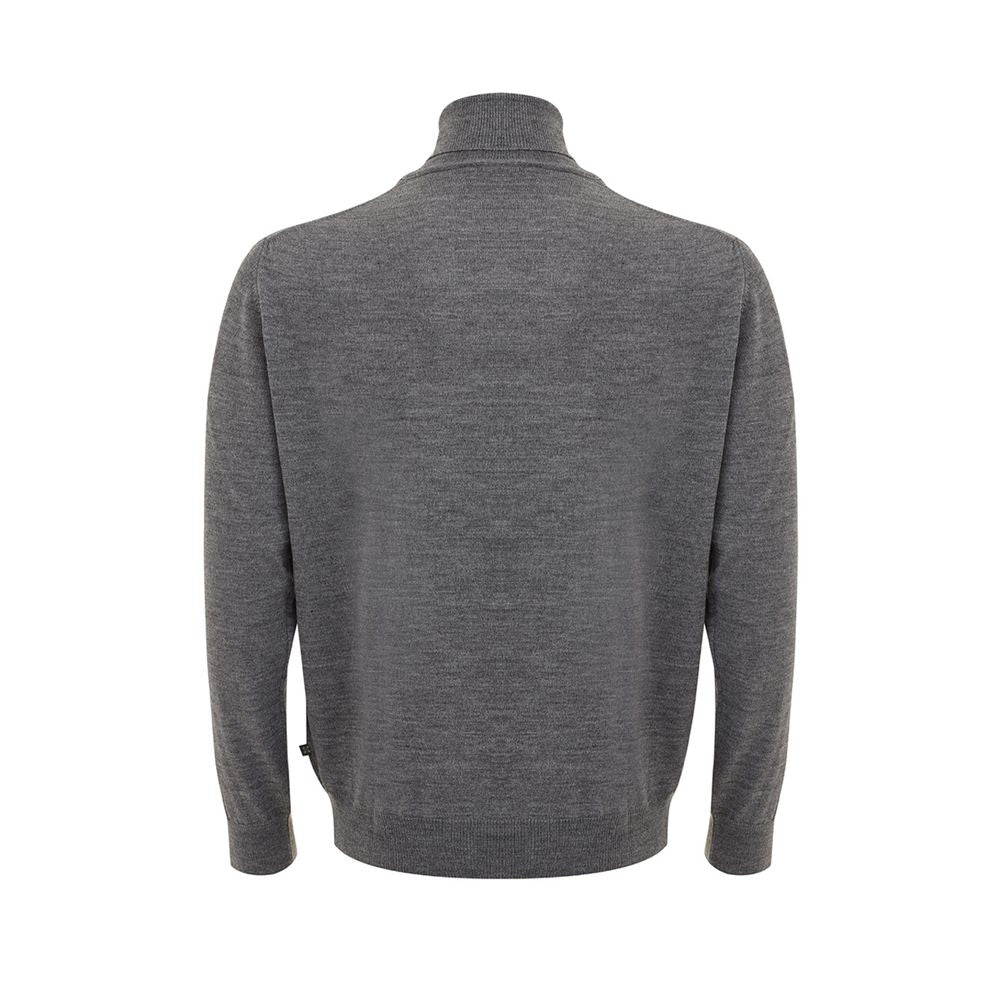 FERRANTE Gray Wool Sweater