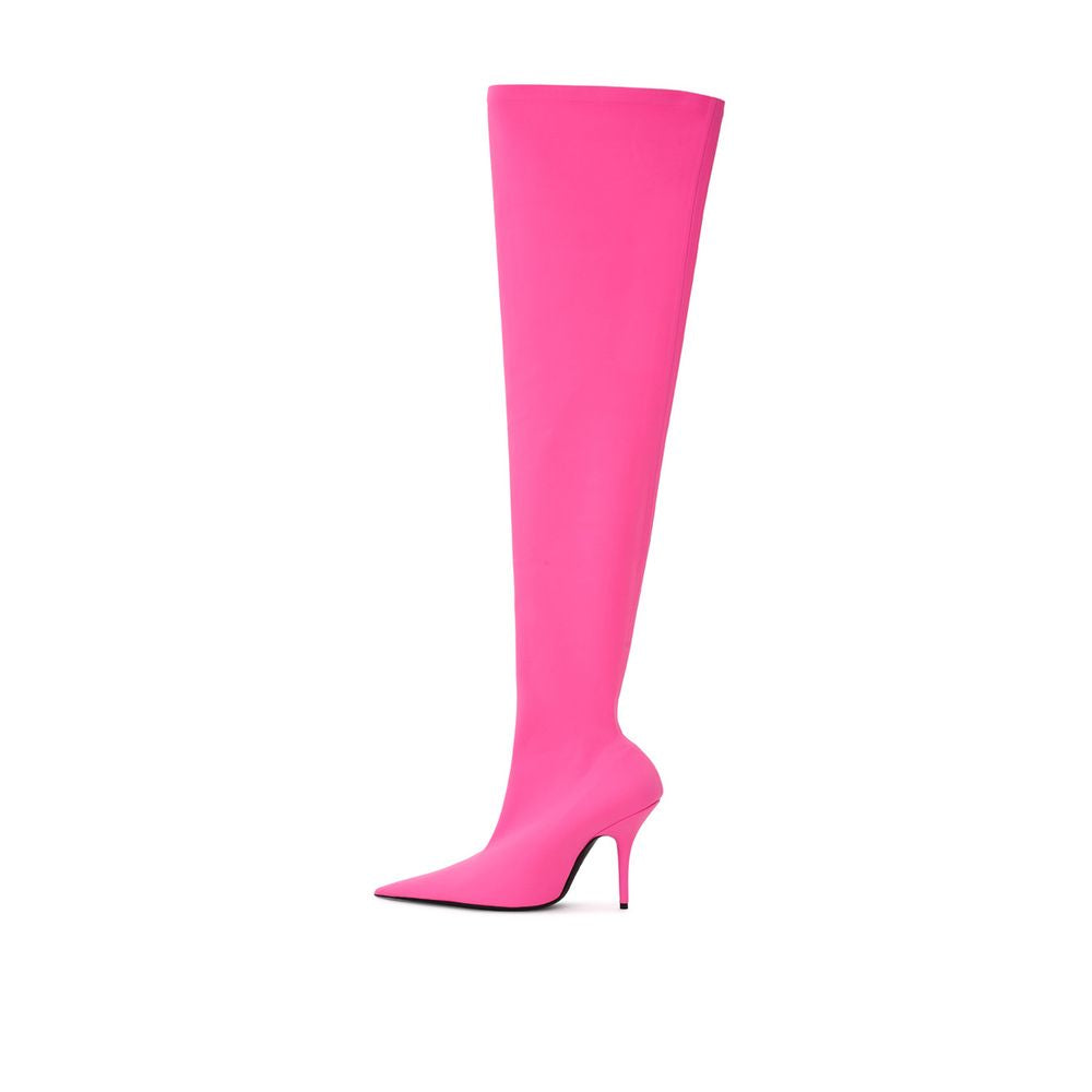 Balenciaga Pink Polyester Boot