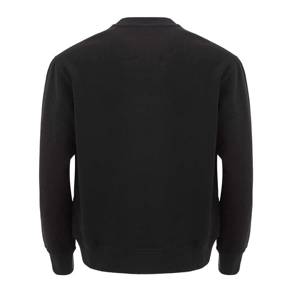 Versace Jeans Black Cotton Sweater