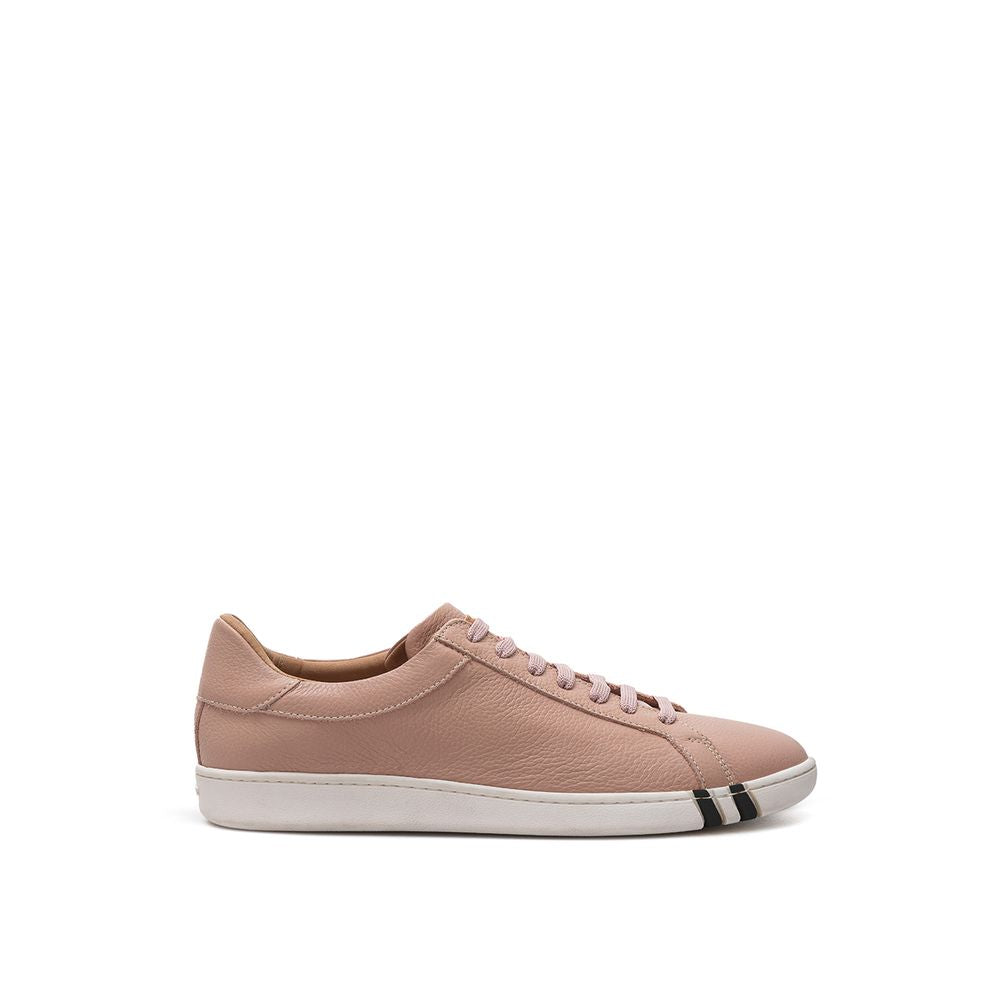 Bally Pink Leather Sneaker