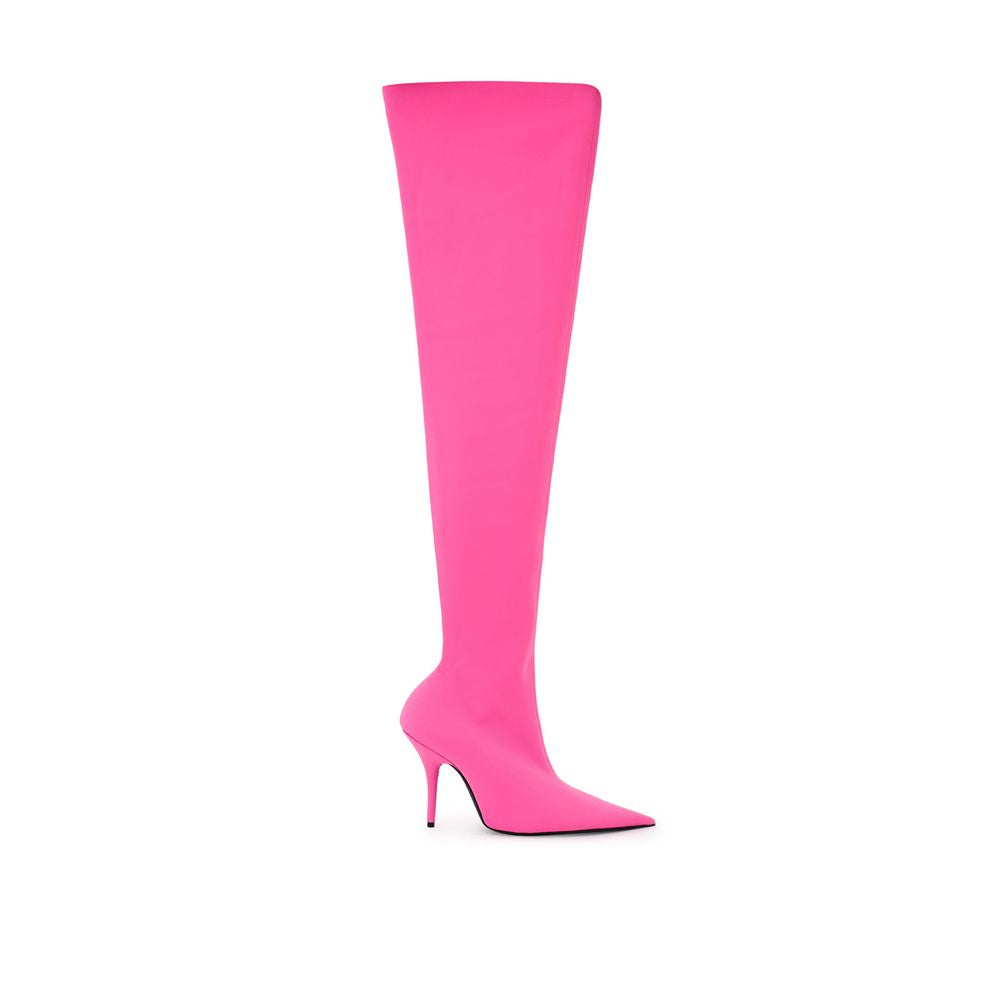 Balenciaga Pink Polyester Boot