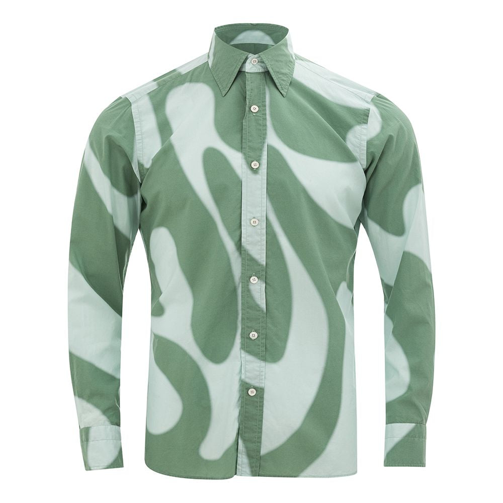 Tom Ford Green Cotton Shirt