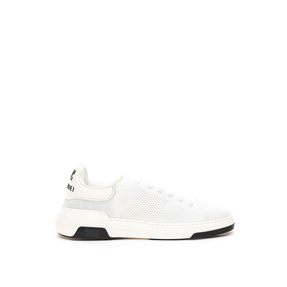 Casadei White Leather Sneaker