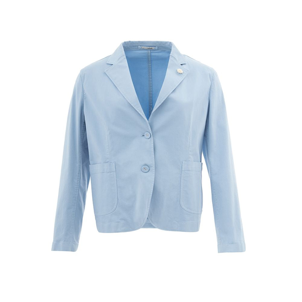 Lardini Turquoise Cotton Jackets & Coat