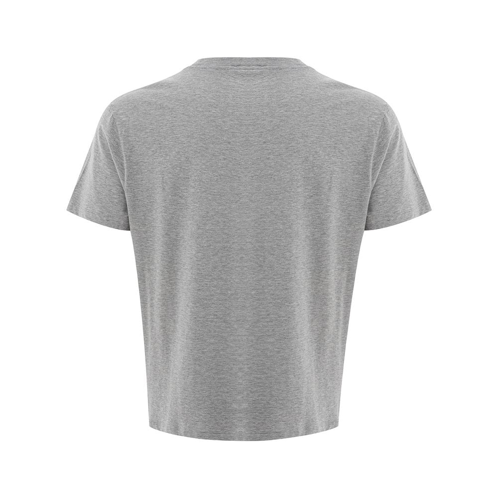 Versace Gray Cotton T-Shirt