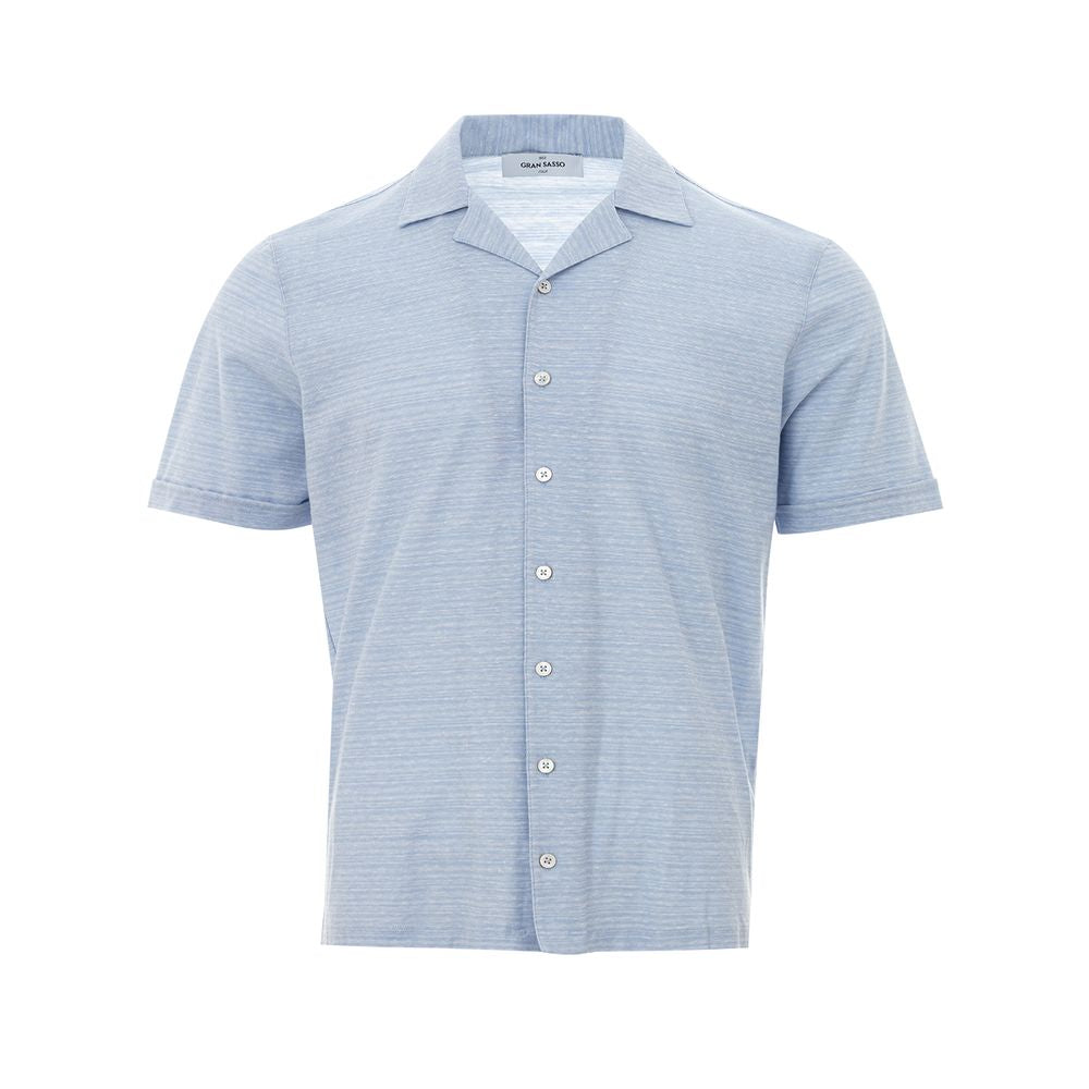 Gran Sasso Light Blue Linen Shirt