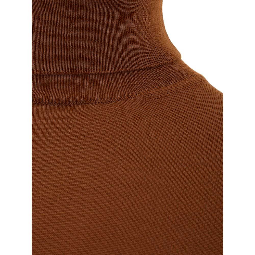 FERRANTE Brown Wool Sweater