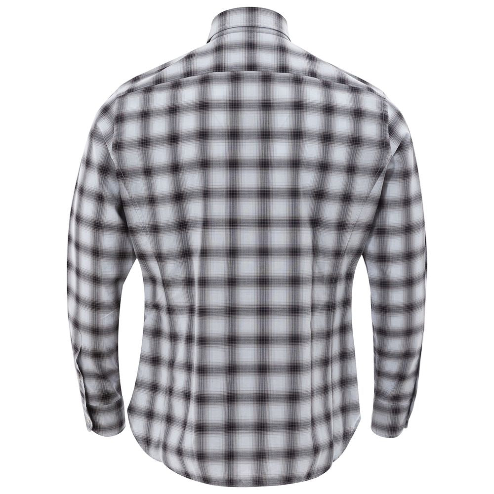 Tom Ford Gray Cotton Shirt