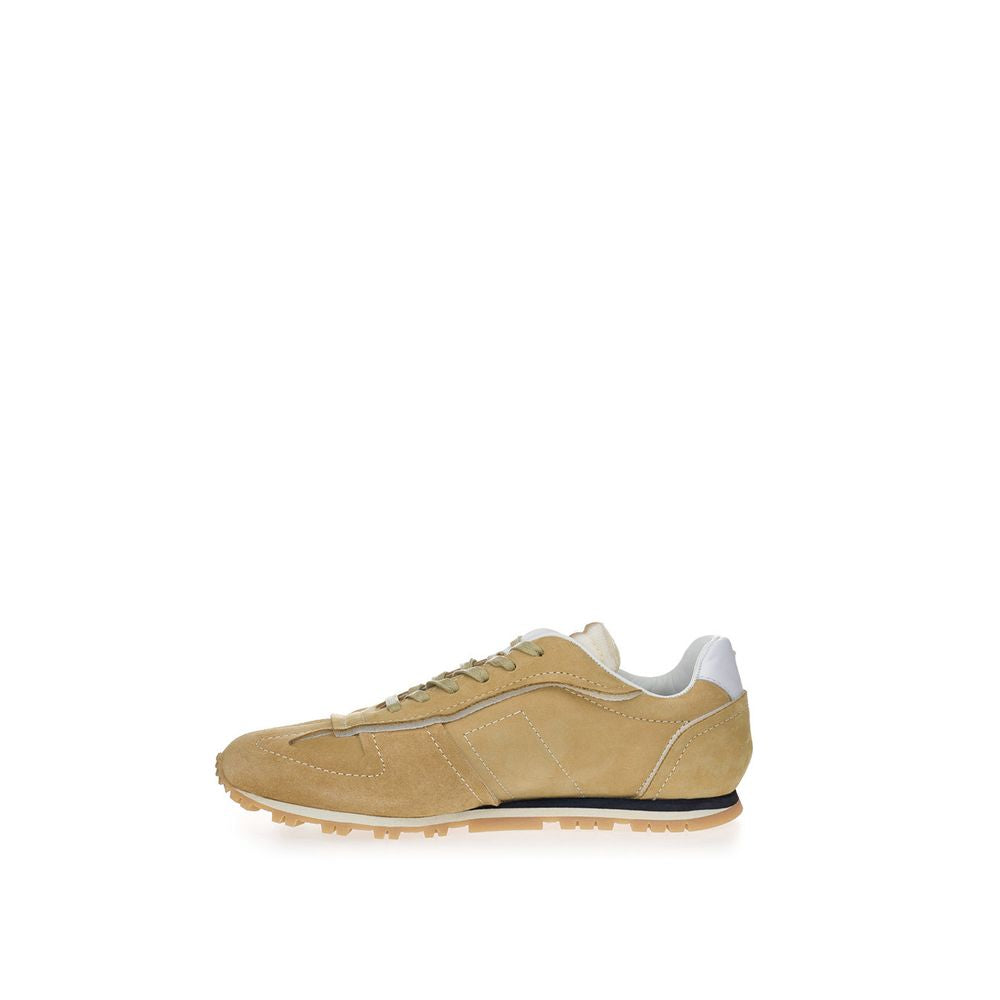 Maison Margiela Brown Leather Scamosciata Sneaker