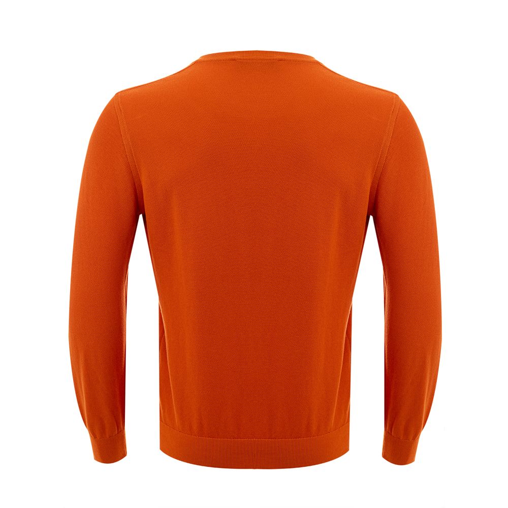 Gran Sasso Orange Cotton Sweater