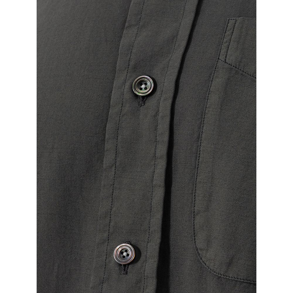 Tom Ford Gray Cotton Shirt