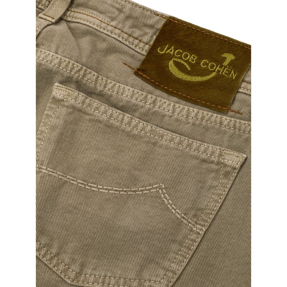 Jacob Cohen Brown Cotton Jeans & Pant