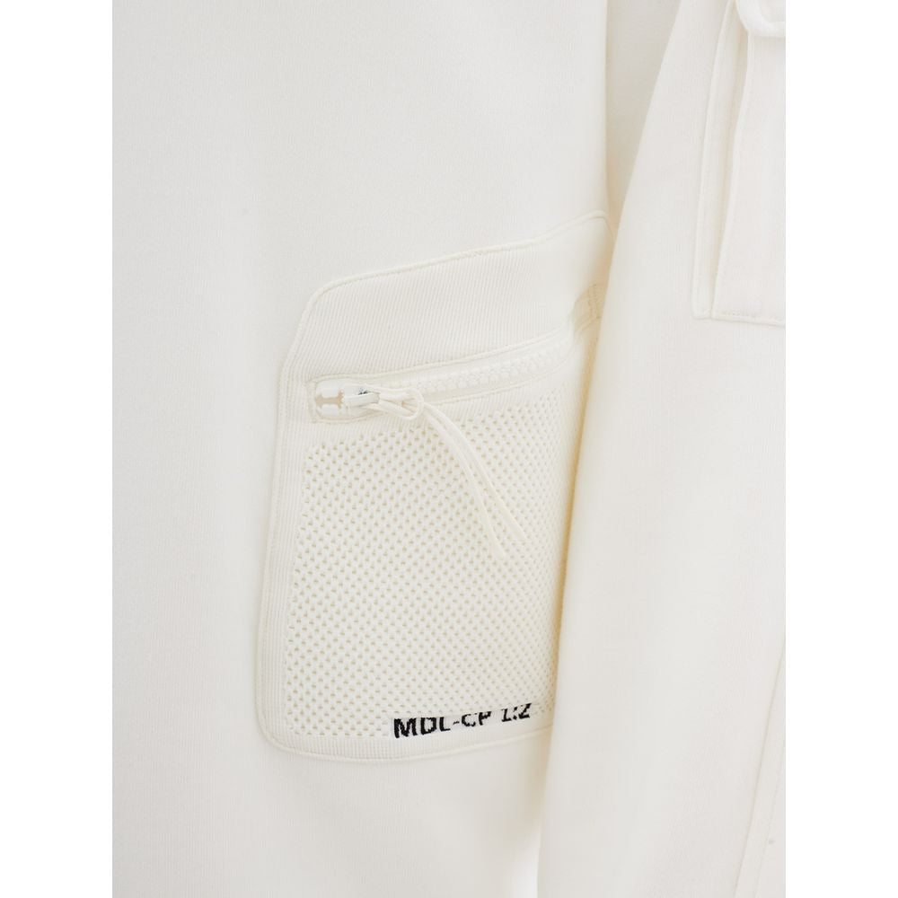 C.P. Company White Cotton Sweater