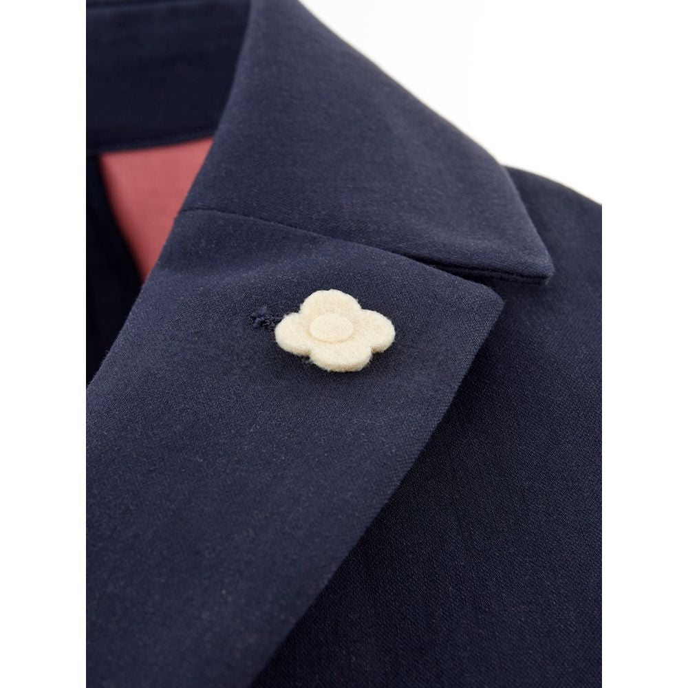 Lardini Blue Cotton Jackets & Coat