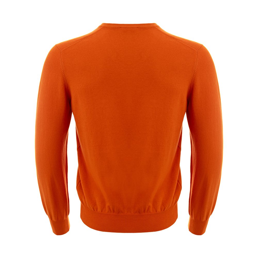 Gran Sasso Orange Cotton Sweater