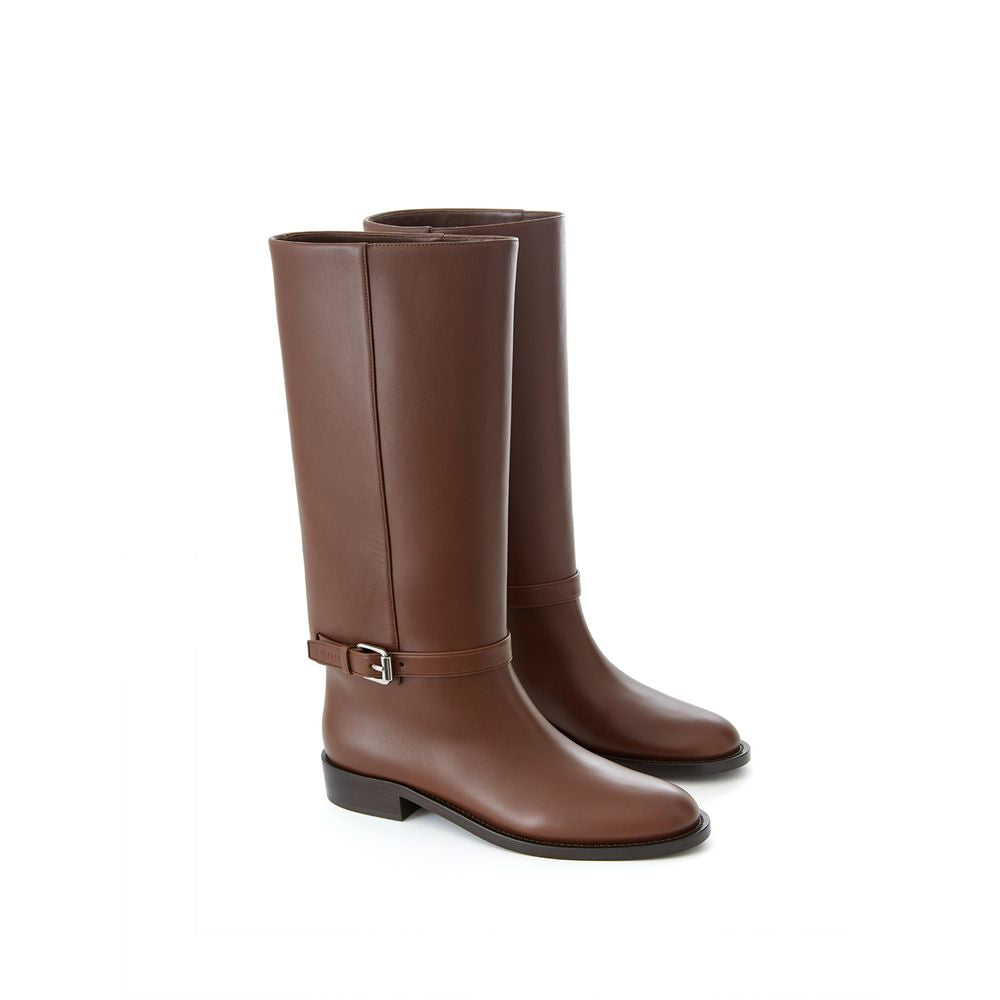 Burberry Brown Leather Boot