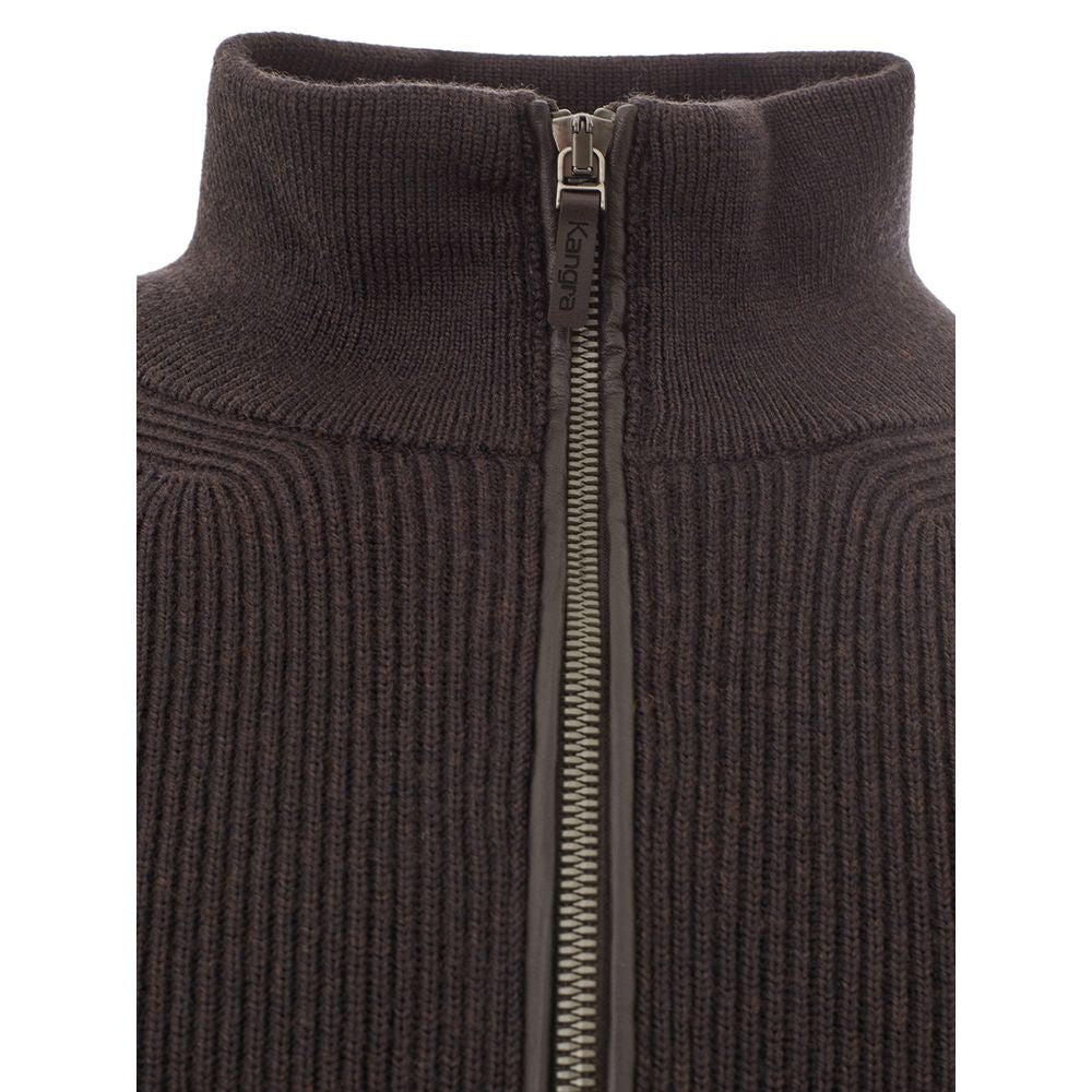 KANGRA Brown Wool Sweater