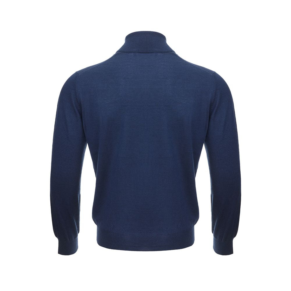 Gran Sasso Blue Cashemere Sweater