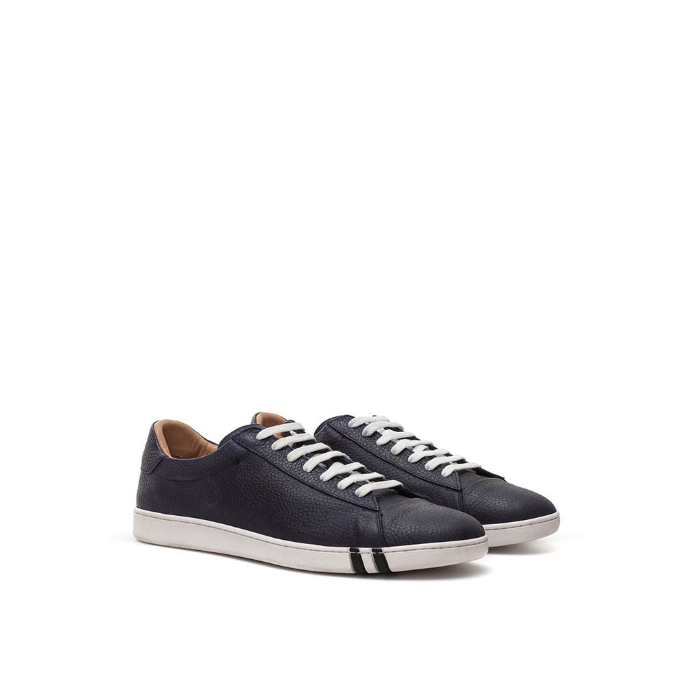 Bally Blue Leather Sneaker