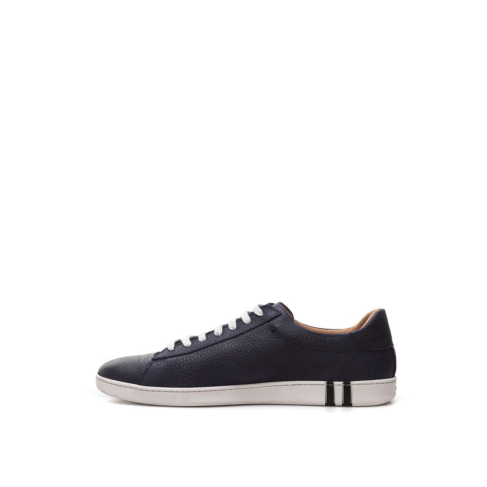 Bally Blue Leather Sneaker