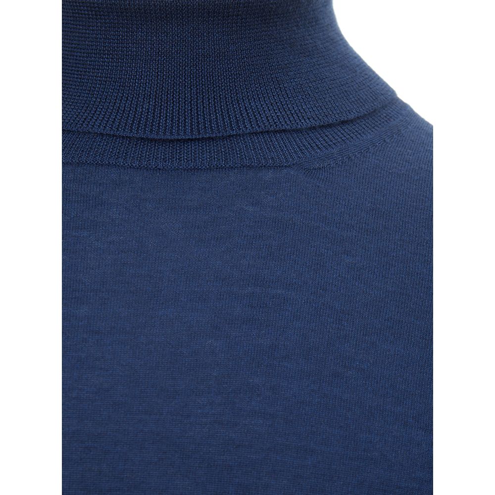 Gran Sasso Blue Cashemere Sweater