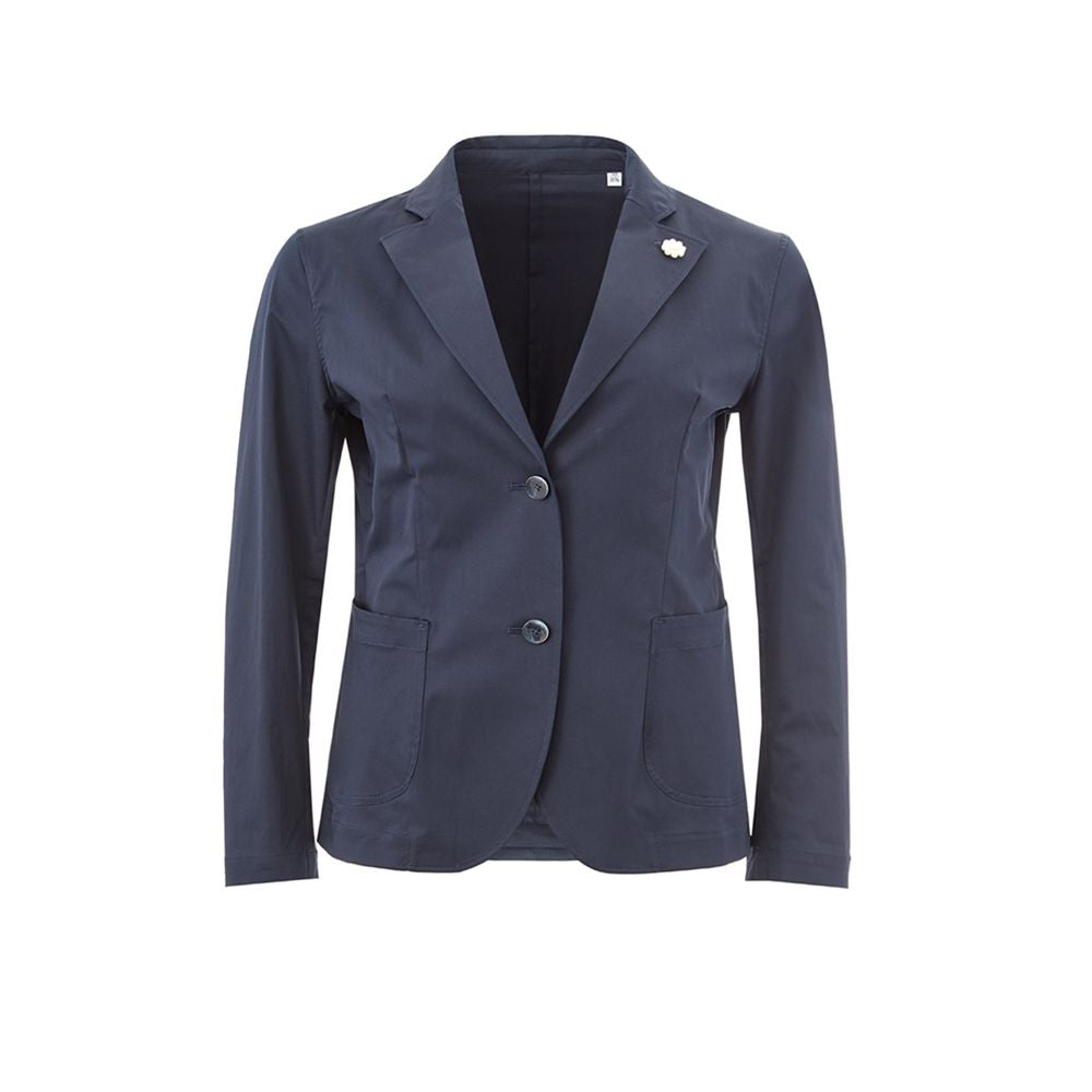 Lardini Blue Cotton Jackets & Coat