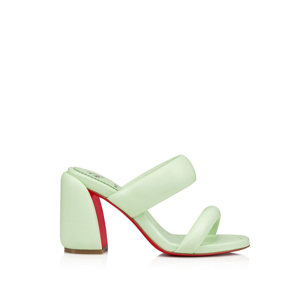 Christian Louboutin Green Leather Sandal