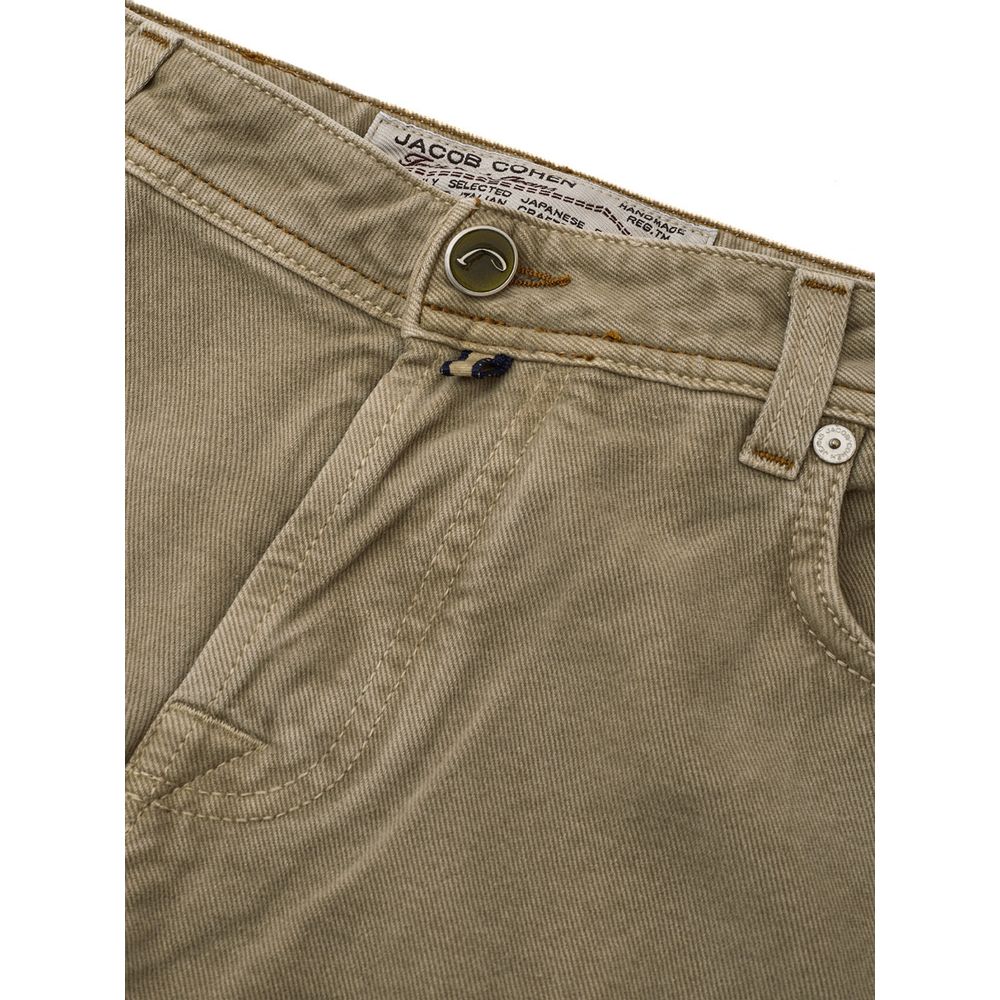 Jacob Cohen Brown Cotton Jeans & Pant