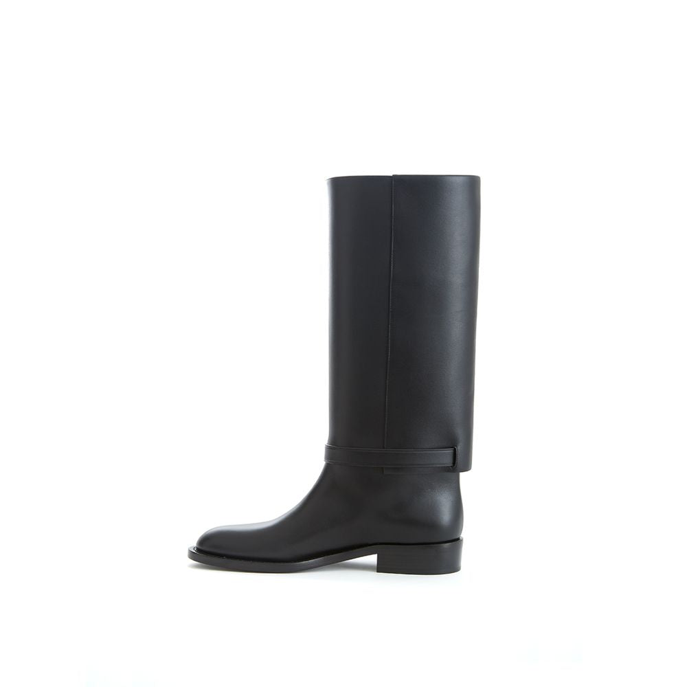 Burberry Black Leather Boot