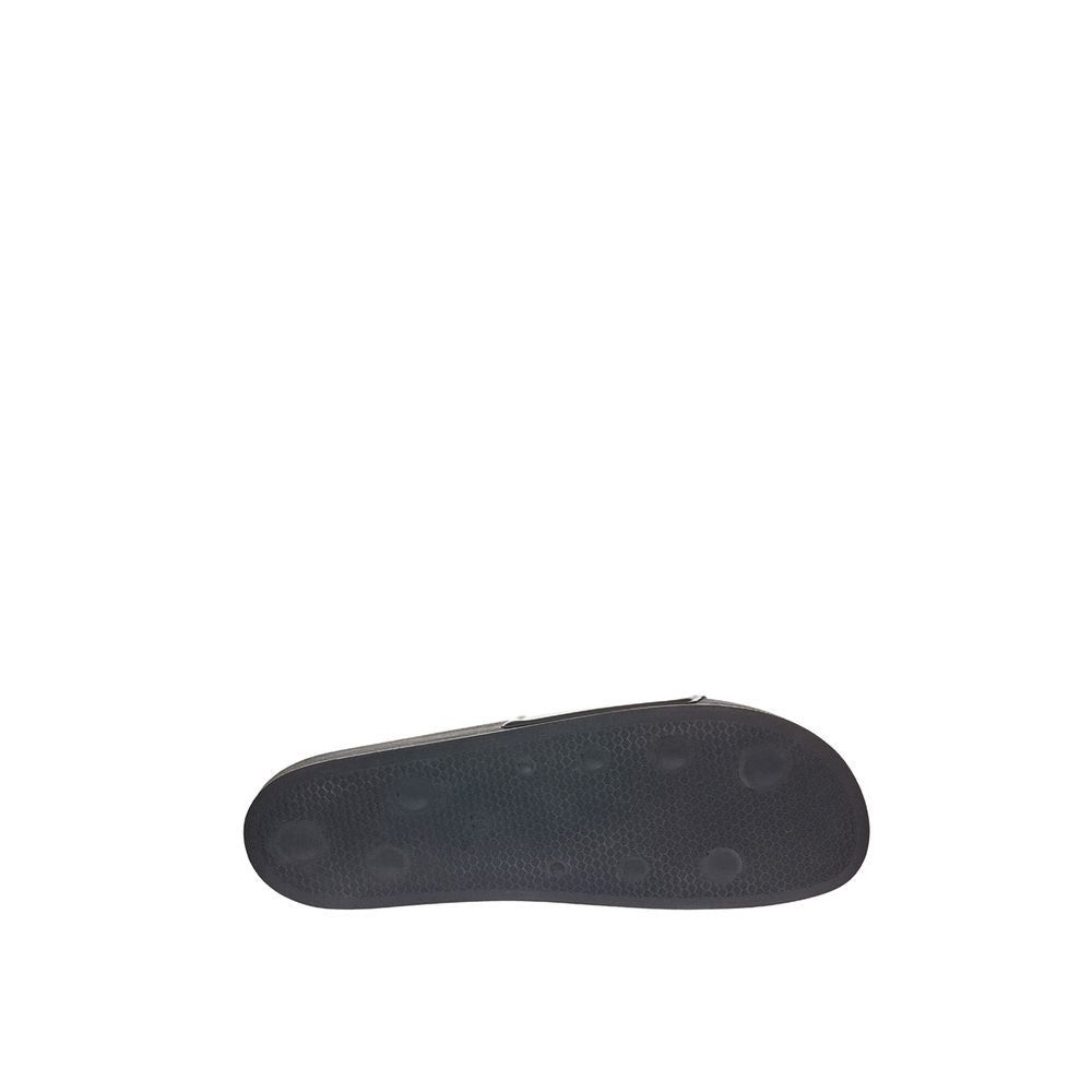 Marcelo Burlon Black Cotton Sandal