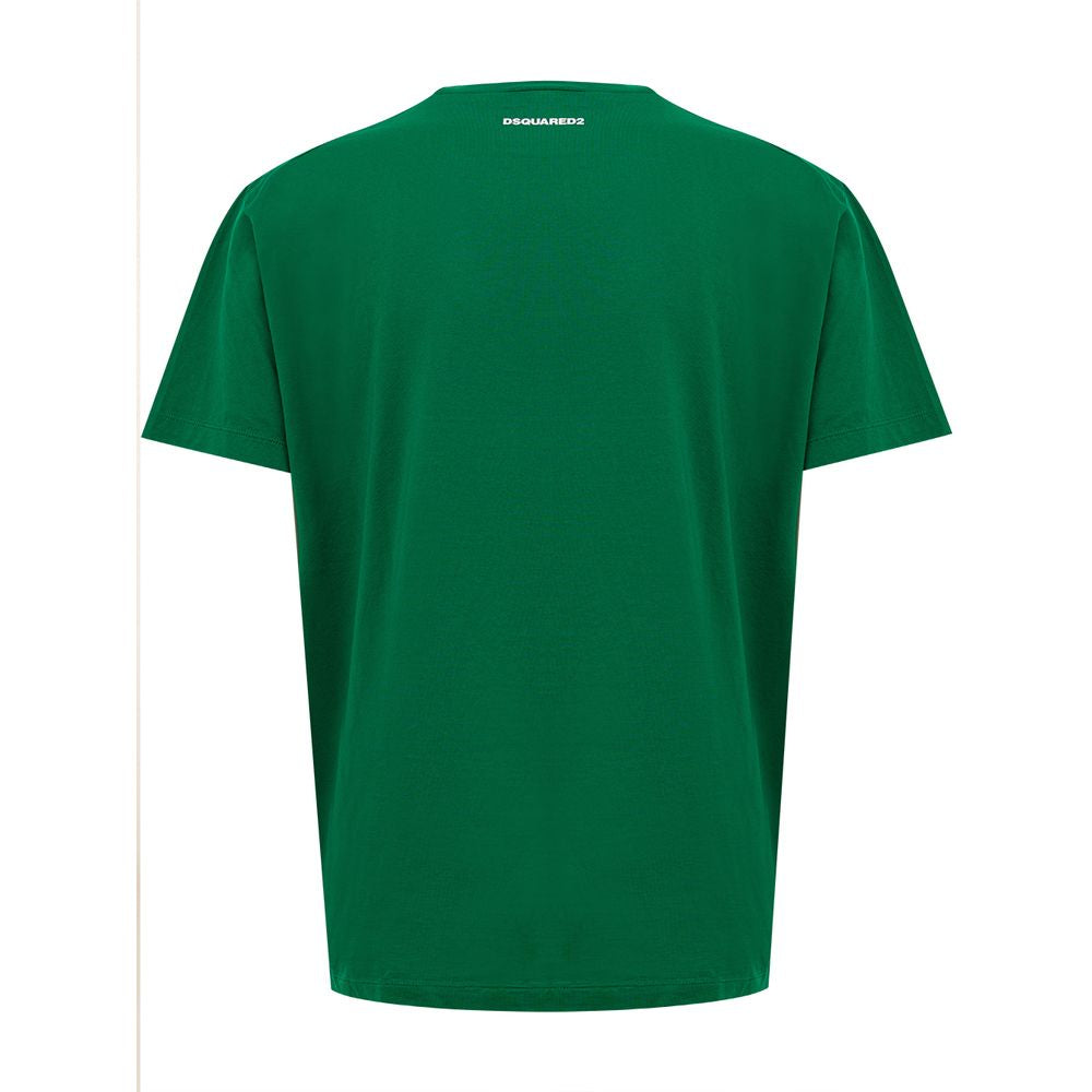 Dsquared² Green Cotton Tops & T-Shirt