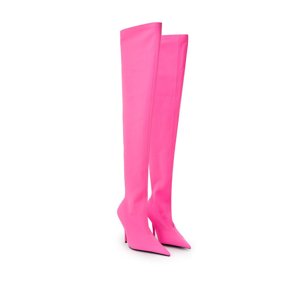 Balenciaga Pink Polyester Boot