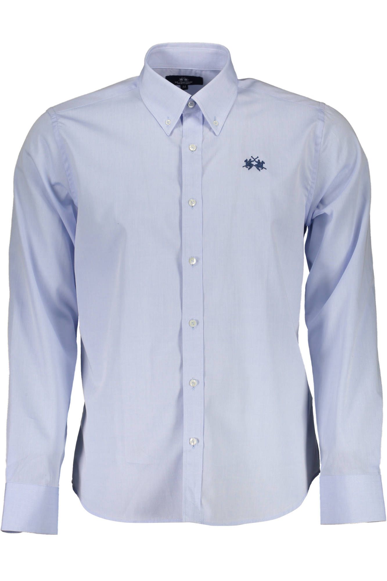 La Martina Elegant Light Blue Cotton Shirt